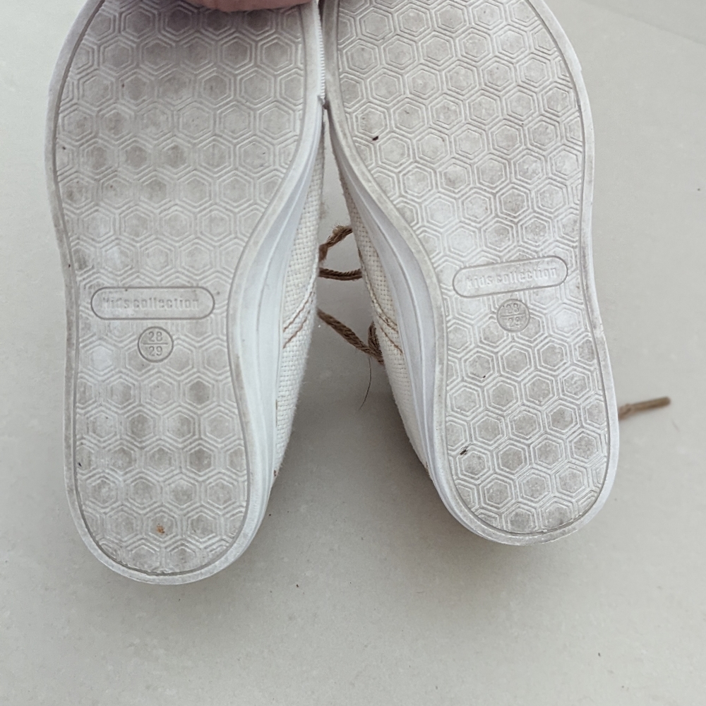 Zara Kids Canvas Topsider Sneaker Size 5 - Picture 4 of 6
